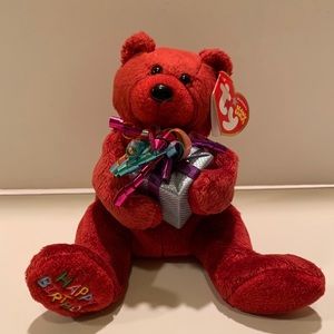 NWT 2004 “HAPPY BIRTHDAY” TY ORIGINAL BEANIE BABY.
